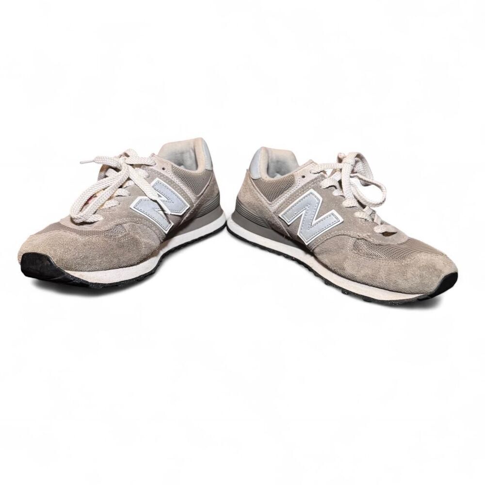 New Balance 574 Men’s 7.5 Gray Suede Mesh Classic Retro ENCAP Sneakers